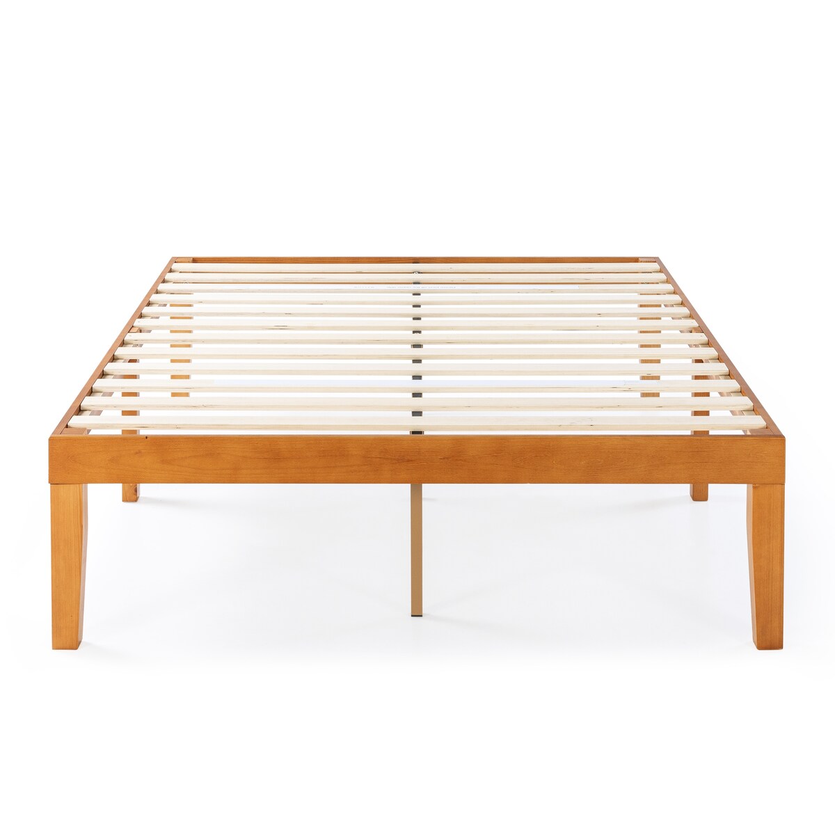 Struttura letto in legno massello classico da 16 pollici in più finiture