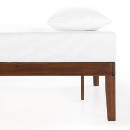 Struttura letto in legno massello classico da 16 pollici in più finiture