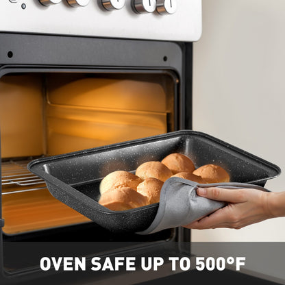 Set di pentole e padelle antiaderenti in granito da 17 pezzi