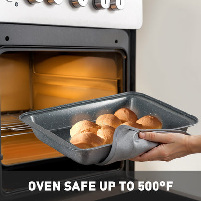 Set di pentole e padelle antiaderenti in granito da 17 pezzi