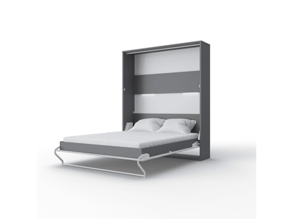 Letto matrimoniale verticale europeo BETH con LED