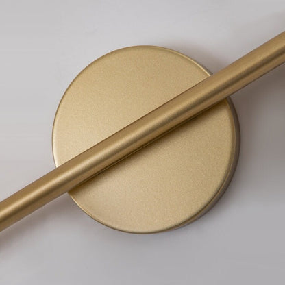 Applique da parete per mobiletto da bagno a 2/3 luci con paralume in vetro