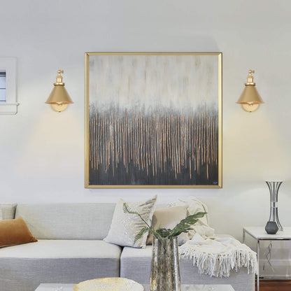 Set di 2 applique da parete moderne con braccio oscillante, regolabili e cablate