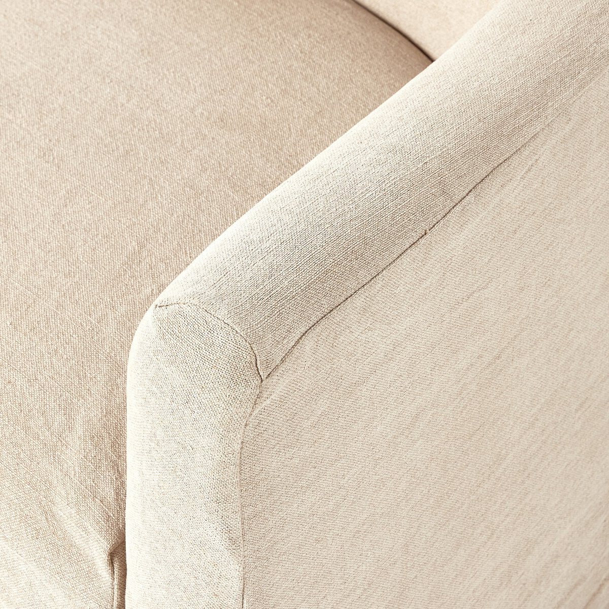 Poltrona girevole con fodera Lowell