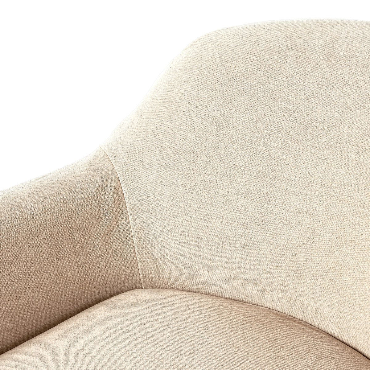 Poltrona girevole con fodera Lowell