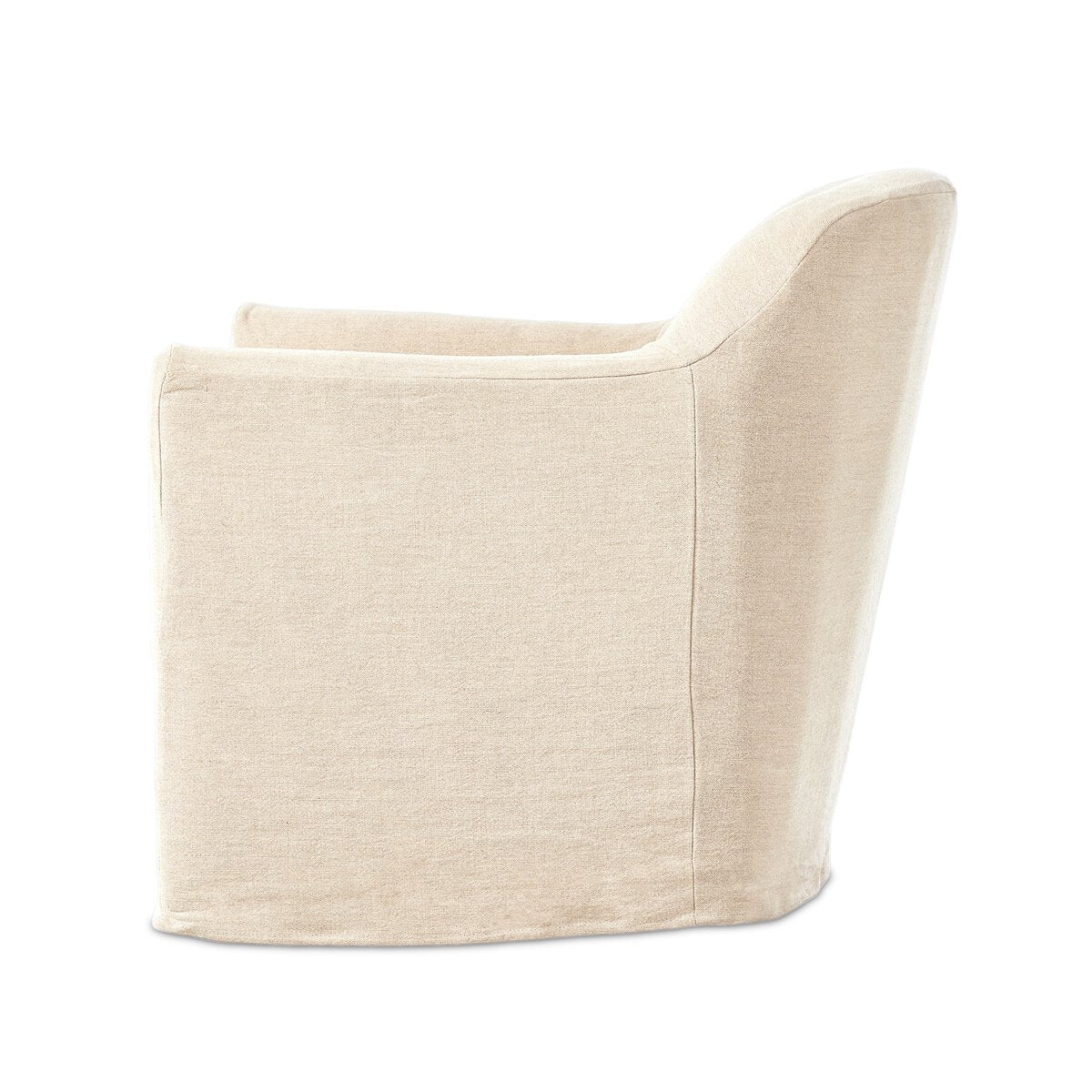 Poltrona girevole con fodera Lowell