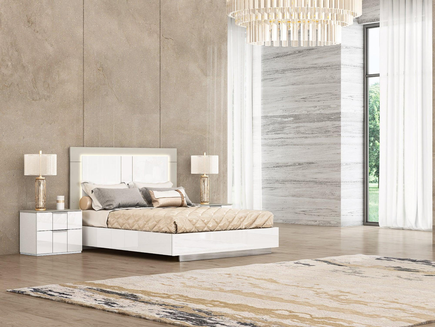 LETTO FLUER | LACCATO