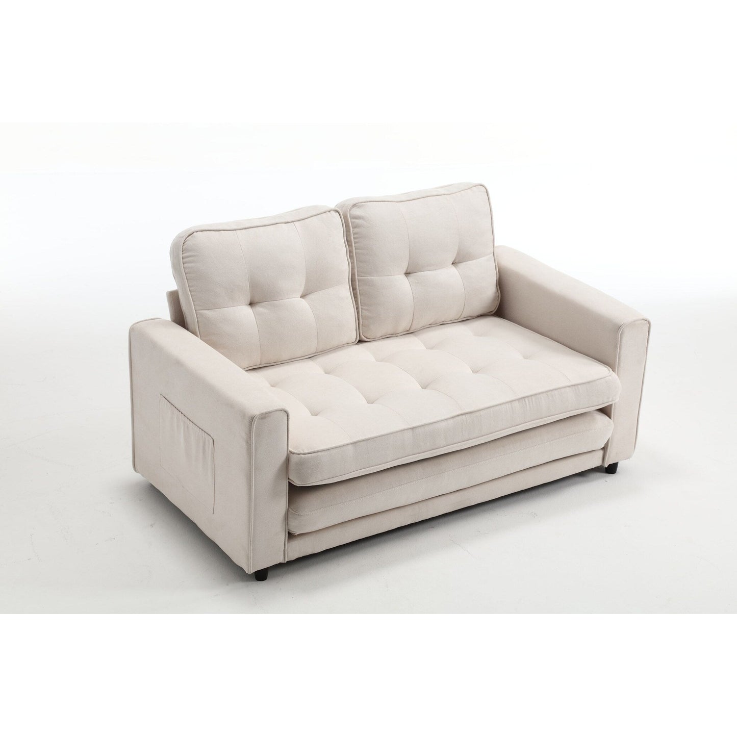 Divano letto futon trasformabile in 3 posti