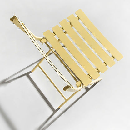 Set da bistrot da giardino minimalista da 3 pezzi con tavolo rotondo pieghevole e sedie - 3-Piece-Patio-Bistro-Set