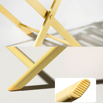 Set da bistrot da giardino minimalista da 3 pezzi con tavolo rotondo pieghevole e sedie - 3-Piece-Patio-Bistro-Set