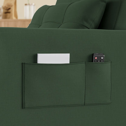 Divano letto regolabile 3 in 1, divano con poltrona estraibile, letto pieghevole convertibile per soggiorno