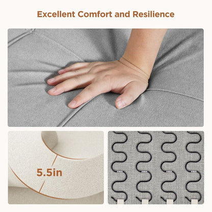 Divano letto regolabile 3 in 1, divano con poltrona estraibile, letto pieghevole convertibile per soggiorno