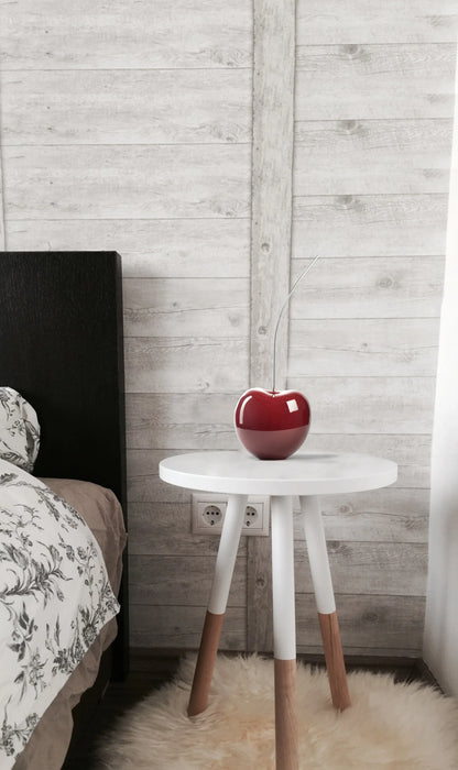 Scultura di ciliegia di vino rosso