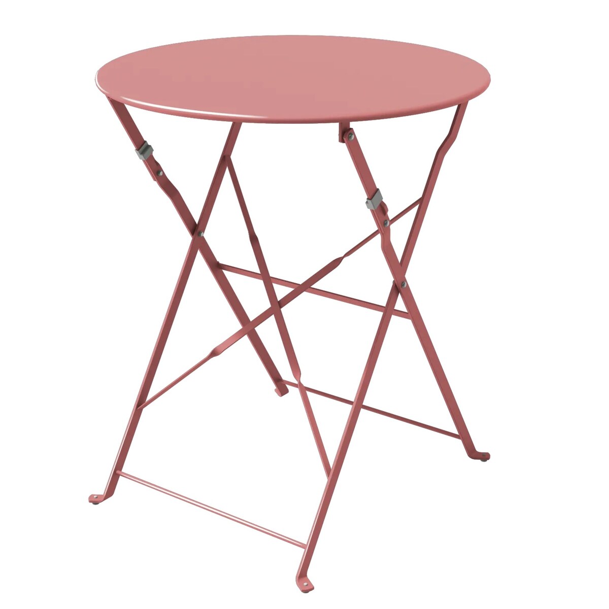 Set da bistrot pieghevole in metallo da 3 pezzi, set da conversazione per esterni/interni resistente alle intemperie per patio, cortile, giardino