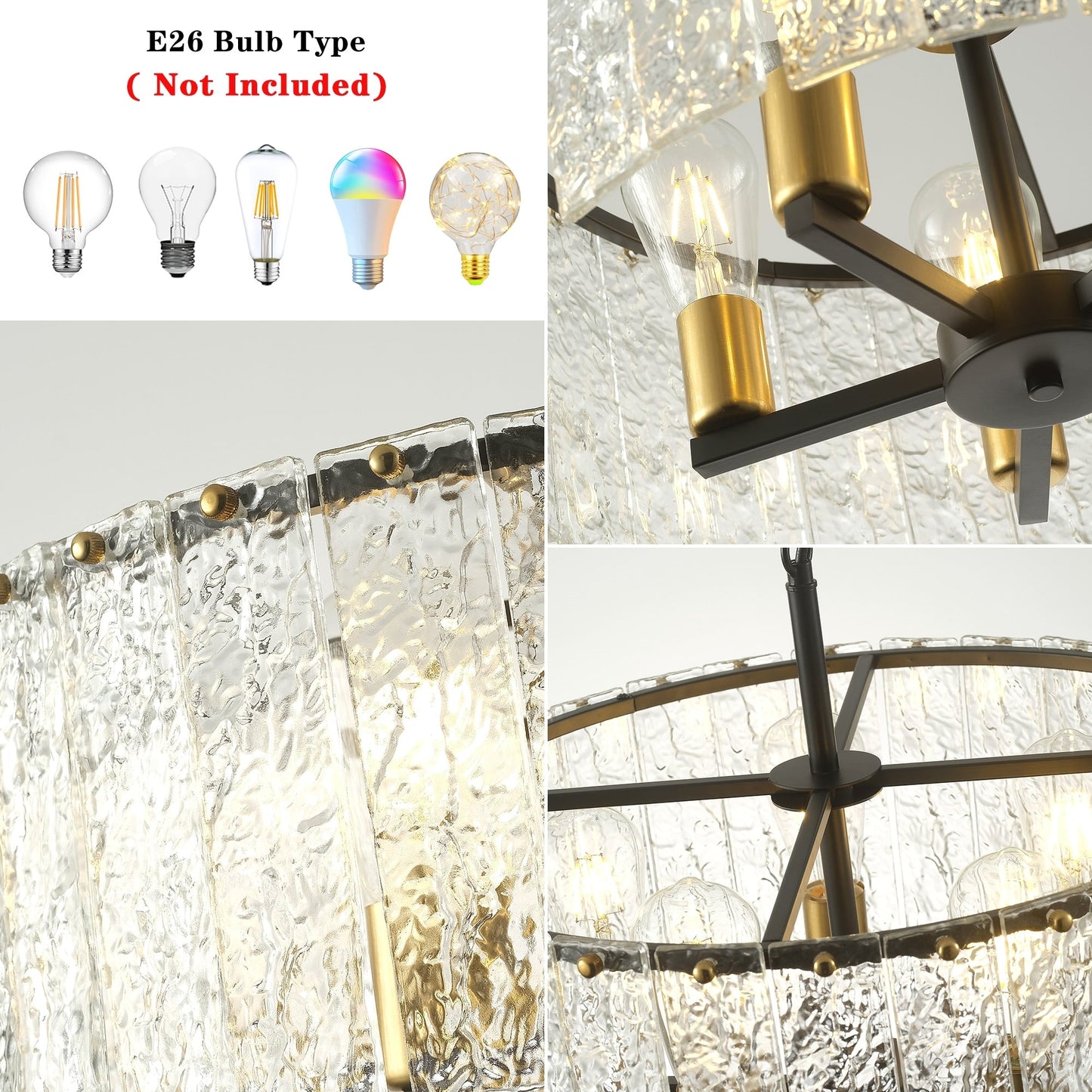 Lampadario moderno a tamburo rotondo a 5 luci, lampadario classico semi-incassato, lampada a sospensione per isola cucina e sala da pranzo