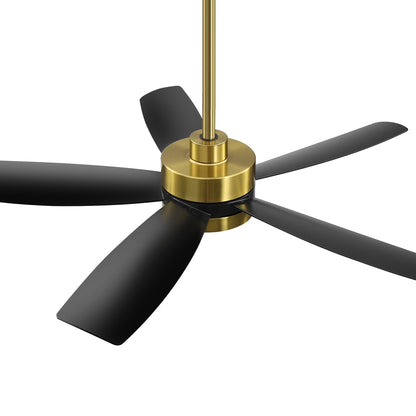 Ventilatore da soffitto a LED Breezary 65/52/42 a 5 pale con kit luci e telecomando