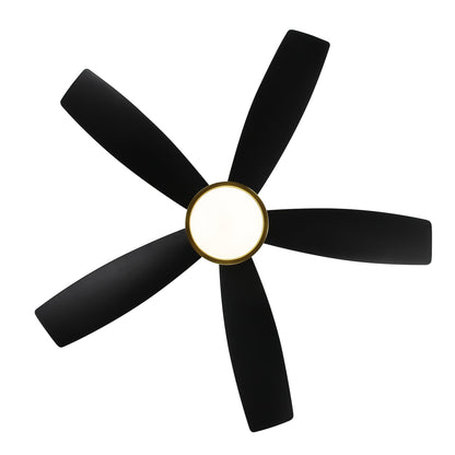 Ventilatore da soffitto a LED Breezary 65/52/42 a 5 pale con kit luci e telecomando