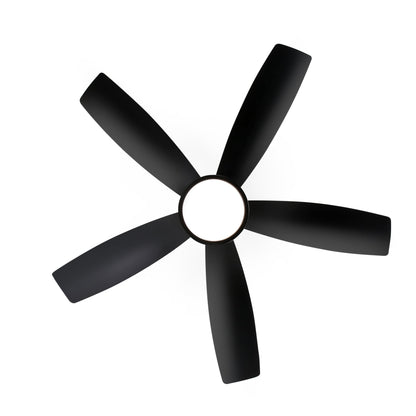 Ventilatore da soffitto a LED Breezary 65/52/42 a 5 pale con kit luci e telecomando