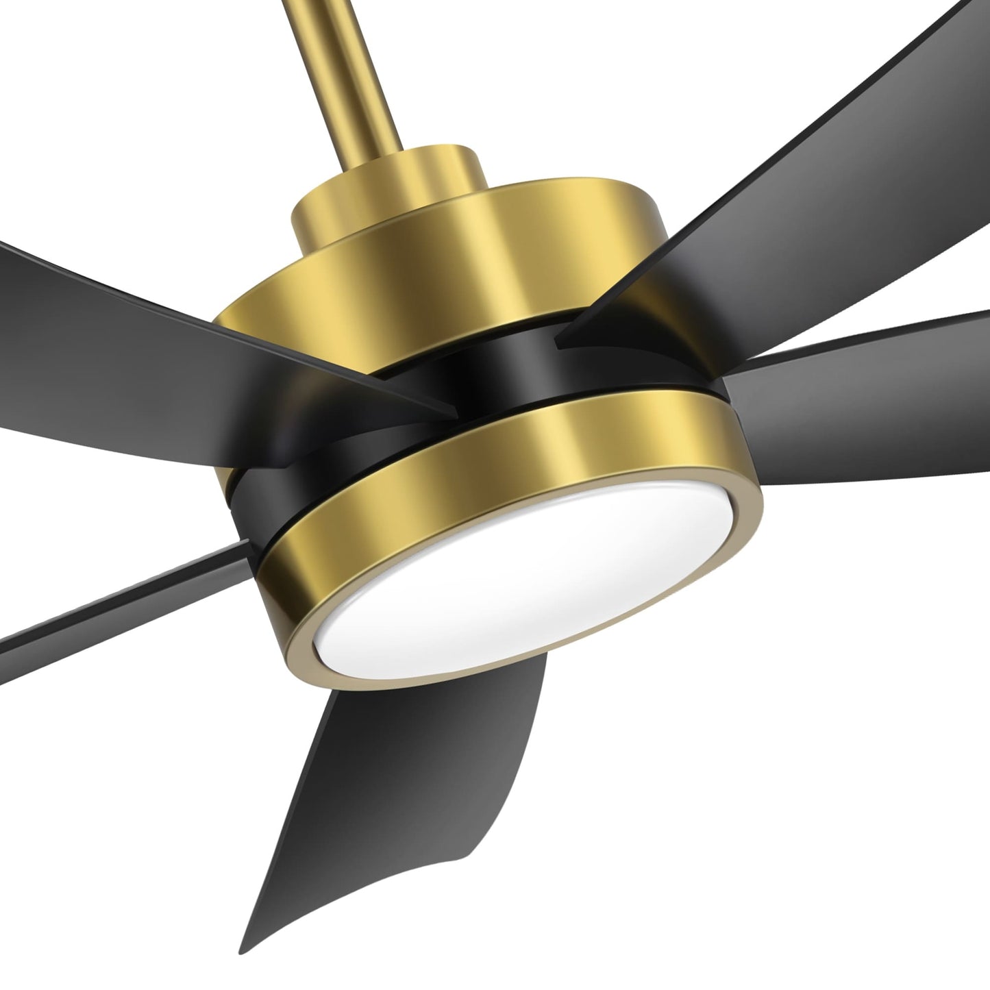 Ventilatore da soffitto a LED Breezary 65/52/42 a 5 pale con kit luci e telecomando