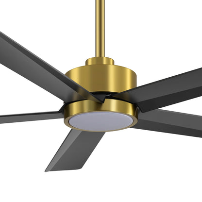 Ventilatore da soffitto a LED Breezary 65/52/42 a 5 pale con kit luci e telecomando