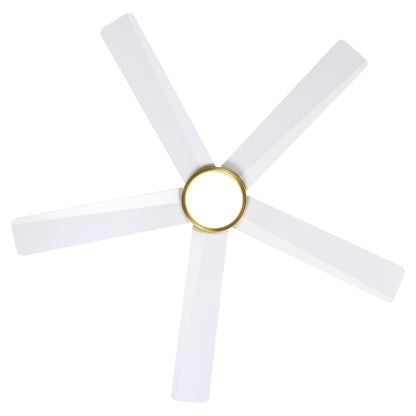 Ventilatore da soffitto a LED Breezary 65/52/42 a 5 pale con kit luci e telecomando