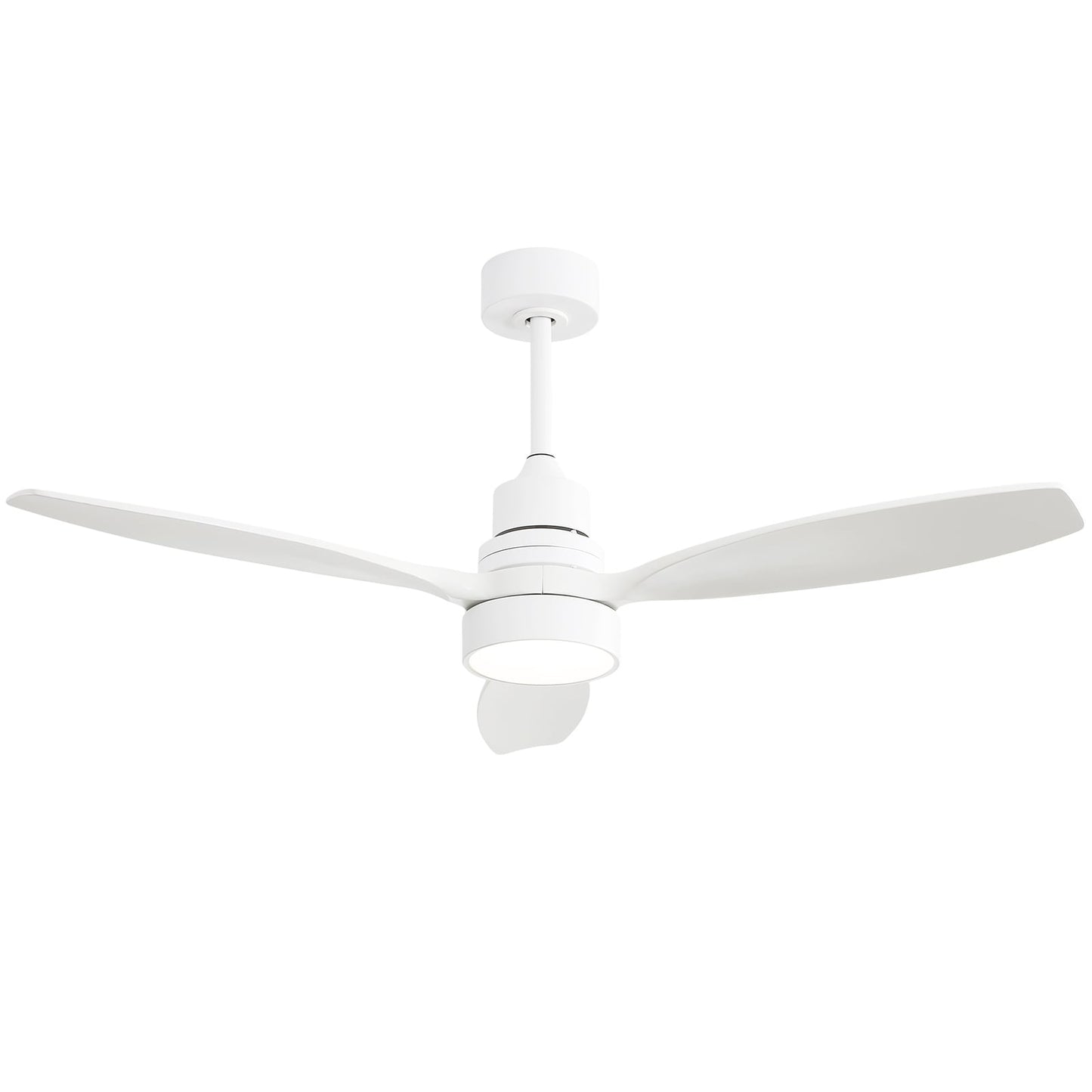 Ventilatore da soffitto a LED integrato da 48 e 52 pollici con luce e telecomando, motore CC reversibile