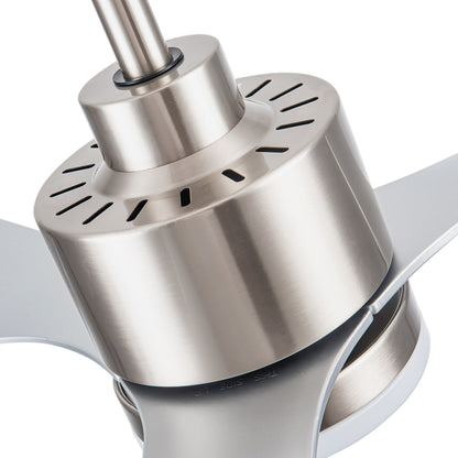 Ventilatore da soffitto a LED da 52 pollici con telecomando per luci (3 pale)