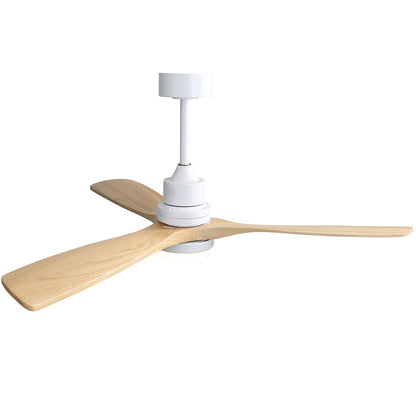 Ventilatore da soffitto in legno per interni Sofucor 52 con telecomando, luce integrata opzionale