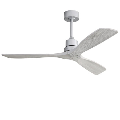Ventilatore da soffitto in legno per interni Sofucor 52 con telecomando, luce integrata opzionale