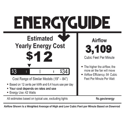 Ventilatore da soffitto a LED River of Goods Olivia da 52 pollici con finitura bronzo strofinato a olio/cristallo - 52L x 52W x 18,25H - 52L x 52W x 18,25H