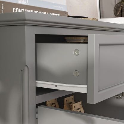 Credenza da 59,1'', bianca, moderna, contemporanea, laccata