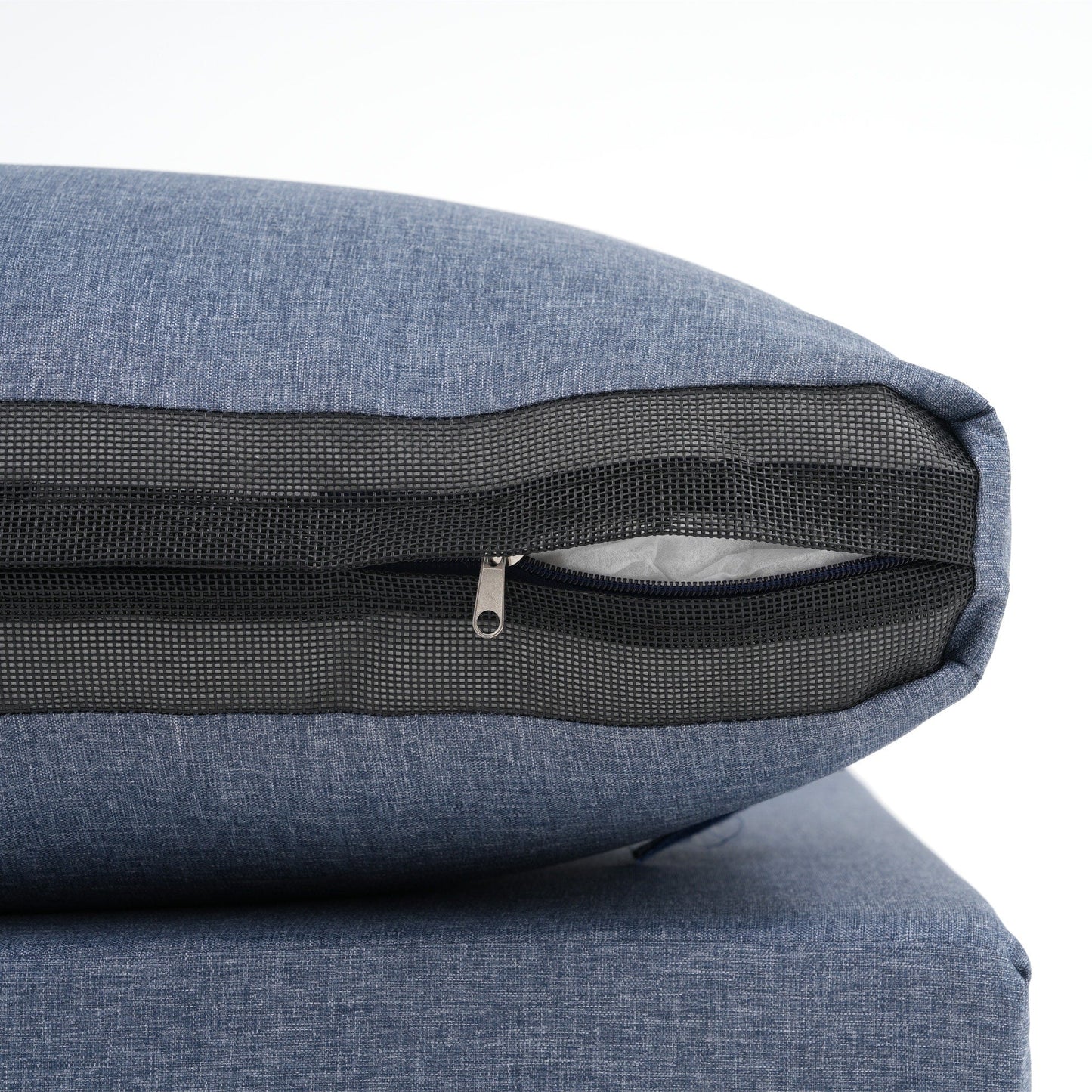 Gruppo di sedute componibili per esterni da 6 persone con cuscini