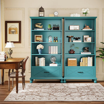 Libreria a 6 ripiani con cassetto 71 Libreria per soggiorno