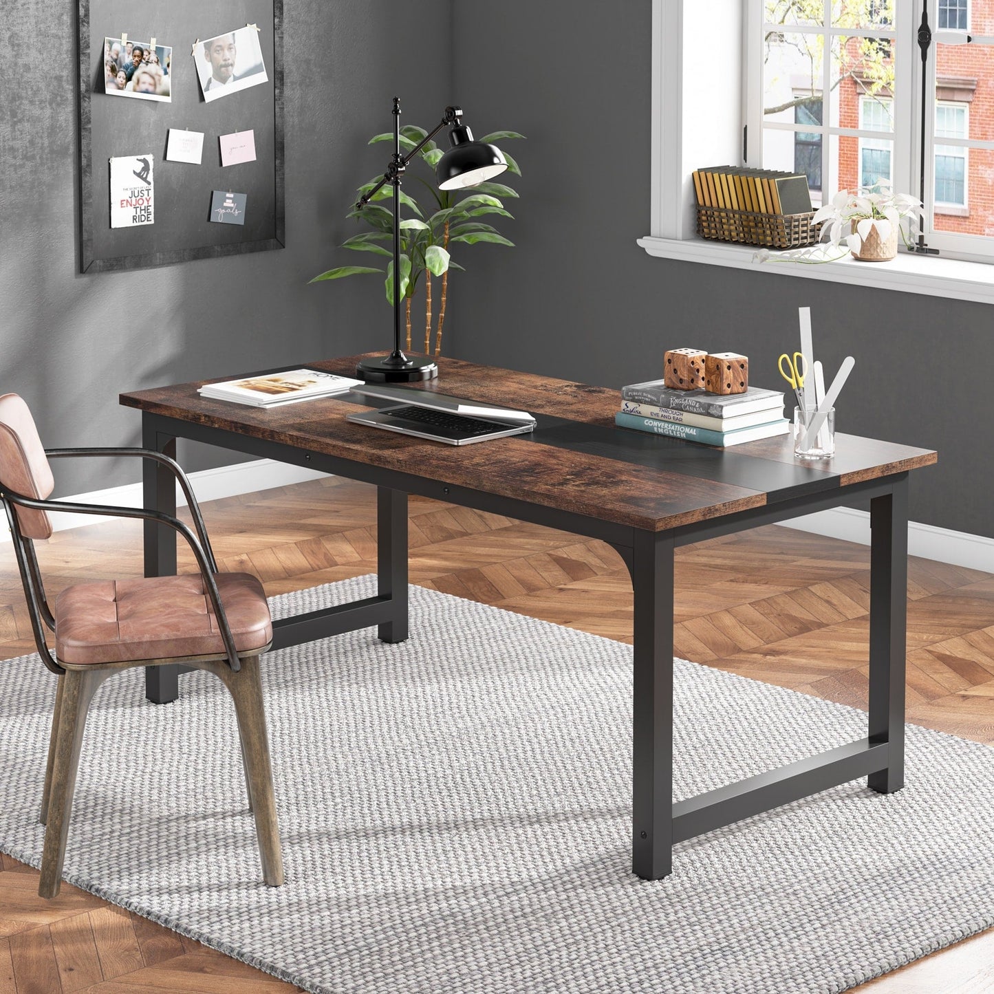 63 Scrivania moderna per computer per ufficio domestico