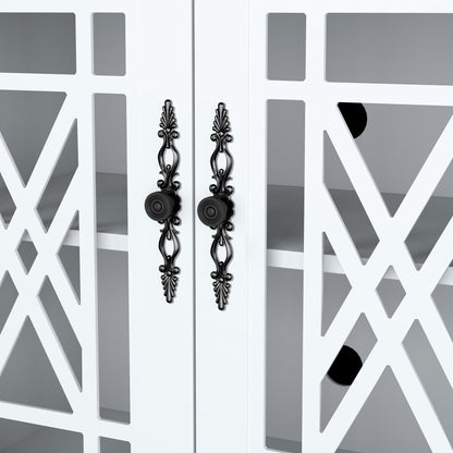 Credenza da cucina in legno in stile vintage da 63 pollici - Larghezza 63 pollici