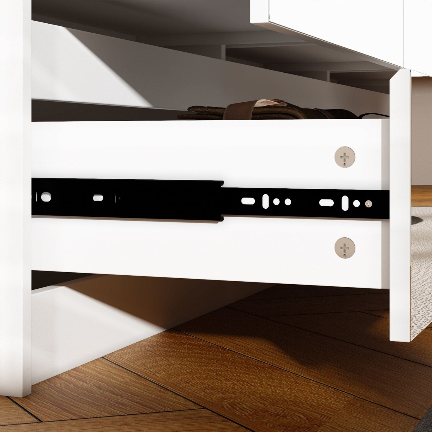 Cassettiera con 9 cassetti da 63 W, cassettiera decorativa per soggiorno, camera da letto