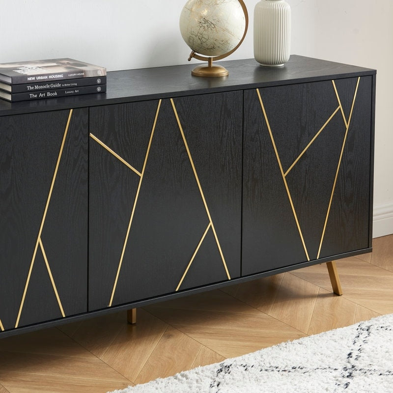 Mobiletto portaoggetti in legno da 63'' W