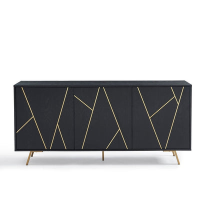 Mobiletto portaoggetti in legno da 63'' W