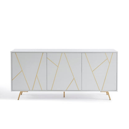 Mobiletto portaoggetti in legno da 63'' W