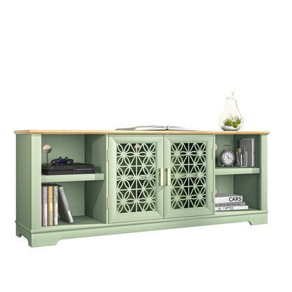 Mobile porta TV decorativo rustico floreale da 70 pollici per un massimo di 80 TV