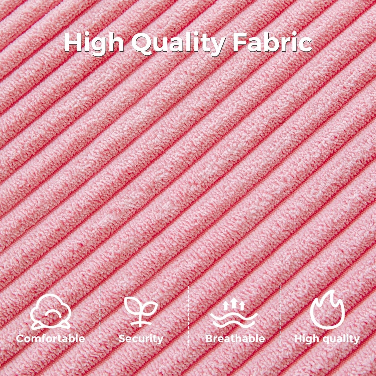 Divano letto pieghevole in velluto a coste, singolo