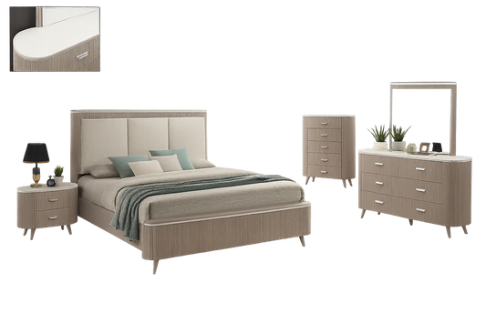 Set da camera da letto ovale