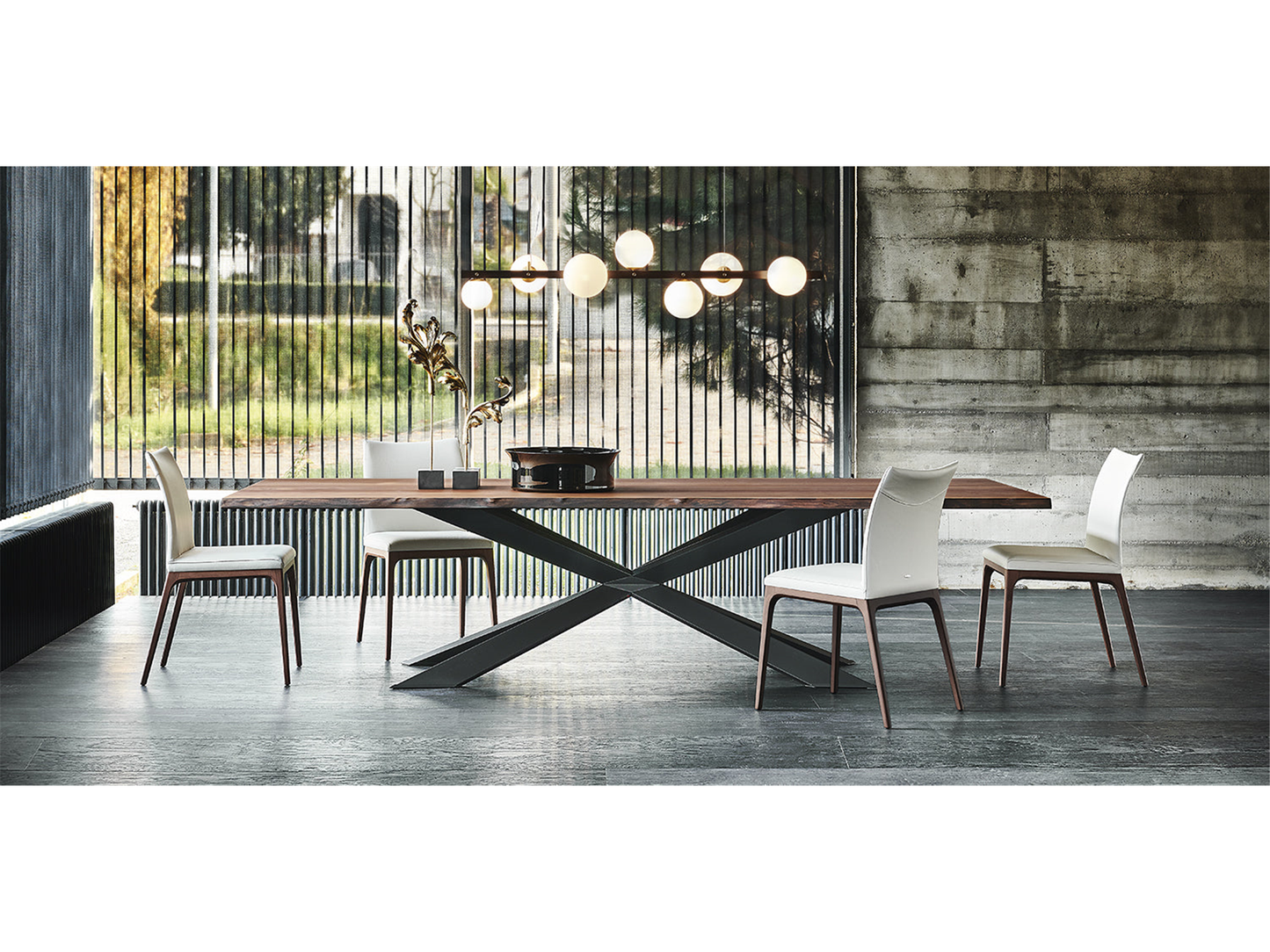 Tavolo da pranzo Spyder Wood - 118W