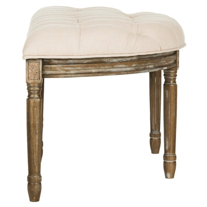 Panca rustica semicircolare SAFAVIEH Kerasoula - 50 L x 19,3 P x 19,3 A - 50 L x 19 P x 19 A