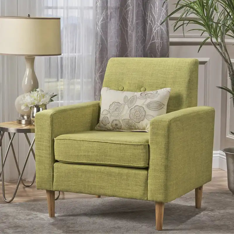 Poltrona club in tessuto Sawyer Mid-Century Modern di Christopher Knight Home