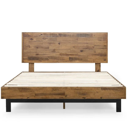 Priage by ZINUS Struttura letto in legno marrone con testiera regolabile