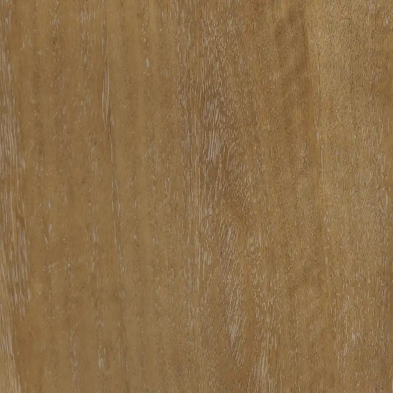 Tavolo consolle Nathan James Virgo Farmhouse a 2 livelli con finitura in legno spazzolato