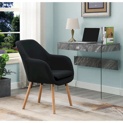 Convenience Concepts Take a Seat Charlotte Wingback Upholstered Accent Armchair