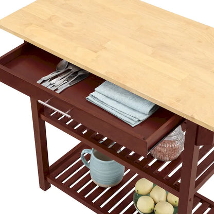 Designs2Go - Isola da cucina con 3 ripiani e cassetto