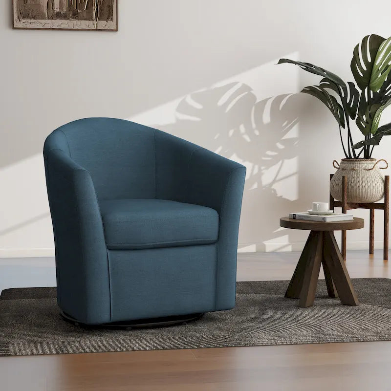 Poltrona girevole con base in metallo - 30,7 L x 29,9 A x 27,5 P